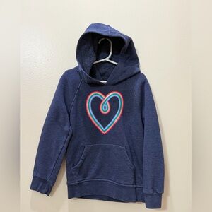 Cat & Jack Rainbow Heart Hoodie